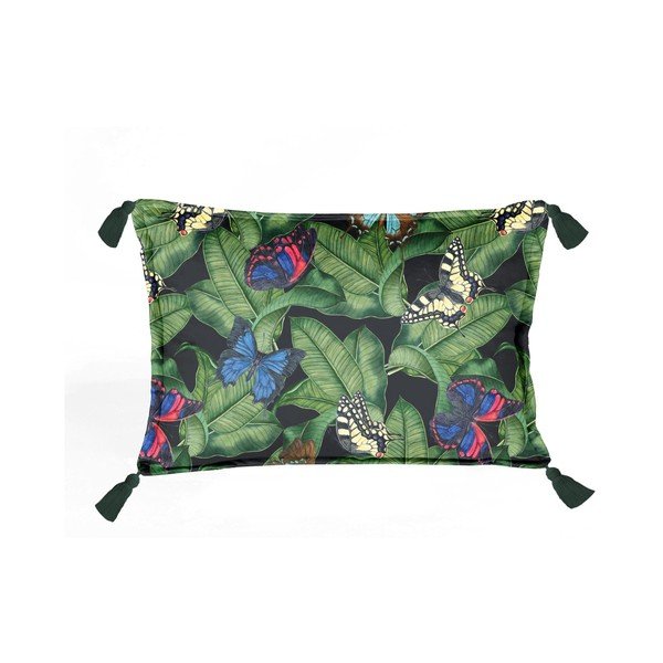Krāsains dekoratīvs spilvendrānas pārvalks Velvet Atelier Tropicana, 50 x 35 cm
