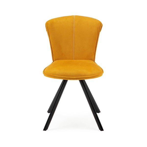 Dzelteni pusdienu krēsli (2 gab.) Simbra – Marckeric-image-2