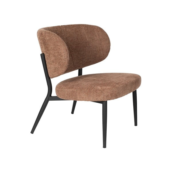 Oranžs/brūns atpūtas krēsls Sanne – White Label