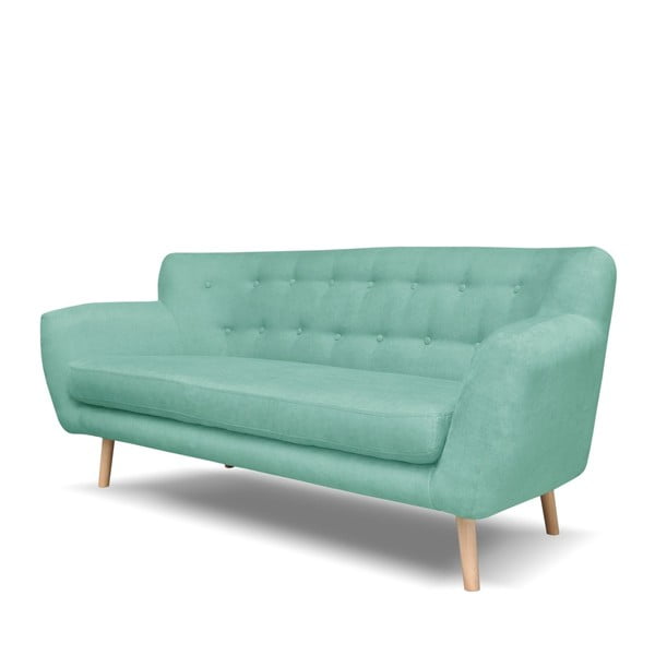 Piparmētru zaļš dīvāns Cosmopolitan Design London, 192 cm-image-2