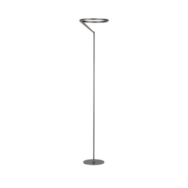Sudraba krāsas alumīnija LED stāvlampa ar regulējamu spilgtumu (augstums 168 cm) Tilia – Nova Luce