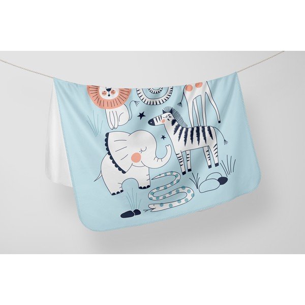 Zila bērnu sega 85x125 cm – OYO kids-image-1