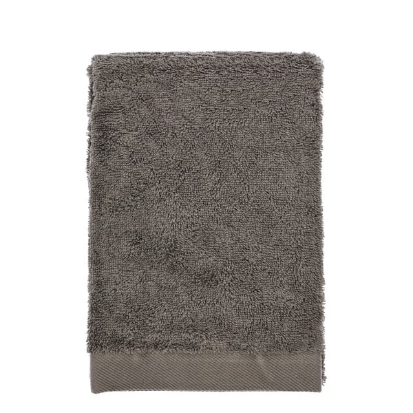 Pelēks organiskās kokvilnas dvielis 50x100 cm Comfort – Södahl-image-2