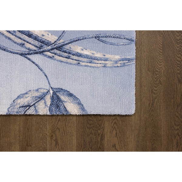 Gaiši zils vilnas paklājs 300x400 cm Talwin – Agnella-image-4