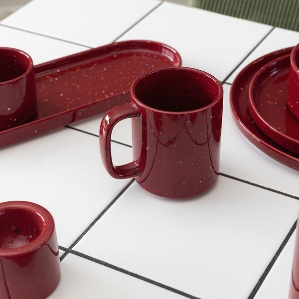 Bordo porcelāna krūze 330 ml Fika – ONA-image-1