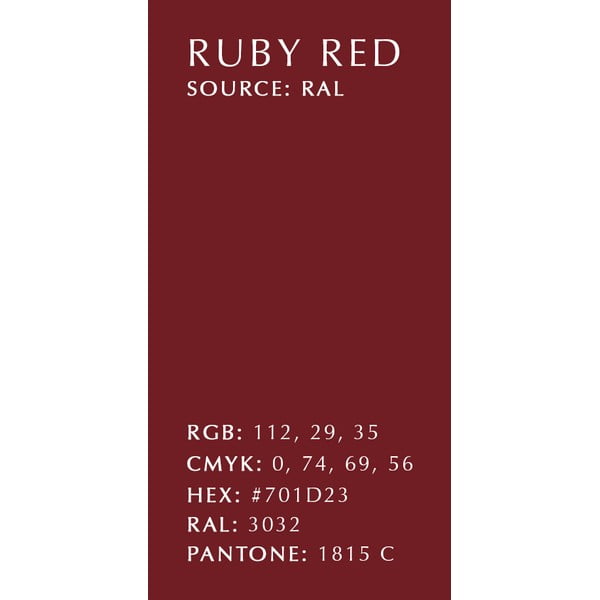 Sarkana LED piekaramā lampa ar metāla abažūru ø 43 cm Asteria Medium – UMAGE-image-3