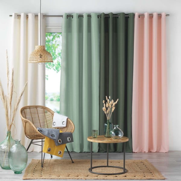 Bordo mikrošķiedras aizkars 140x260 cm Absolu – douceur d'intérieur-image-3