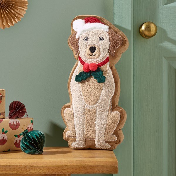Dekoratīvais spilvens 20x30 cm Christmas Dog – Catherine Lansfield-image-1