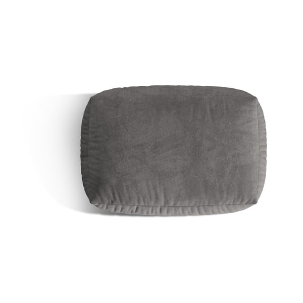 Pelēks samta modulārais kāju soliņš Martina – Micadoni -image-2