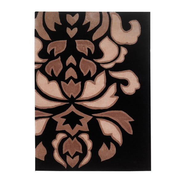 Paklājs Floorita Timeless Ashbourne Black Cream, 80 x 150 cm