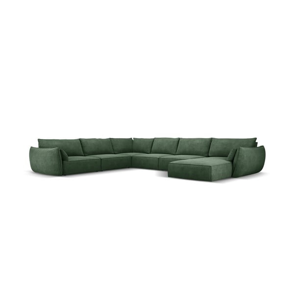 Tumši zaļš stūra dīvāns (kreisais stūris) Vanda – Mazzini Sofas-image-2