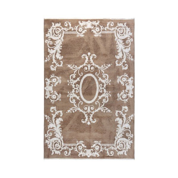 Abpusējs balts un brūns paklājs Vitaus Ally, 77 x 200 cm-image-4