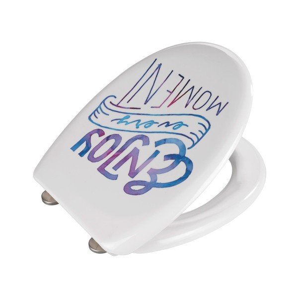 Tualetes poda sēdeklis ar vieglu aizvēršanu Wenko Enjoy, 45 x 38 cm-image-2