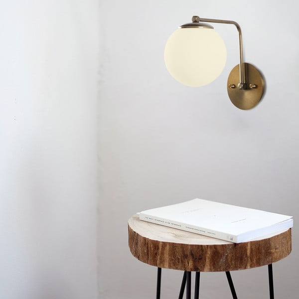 Zelta krāsas sienas lampa ø 15 cm Daisy – Opviq lights-image-1