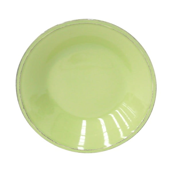 Zaļš keramikas zupas šķīvis Costa Nova Friso, ⌀ 26 cm