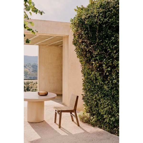 Dabīga toņa masīvkoka dārza krēsls Itani – Kave Home-image-4