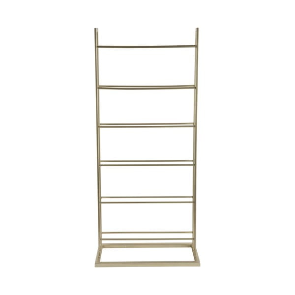 Zelta krāsas metāla vīna plaukts pudeļu skaits 5 38x84,5x20 cm Single Floor – PT LIVING