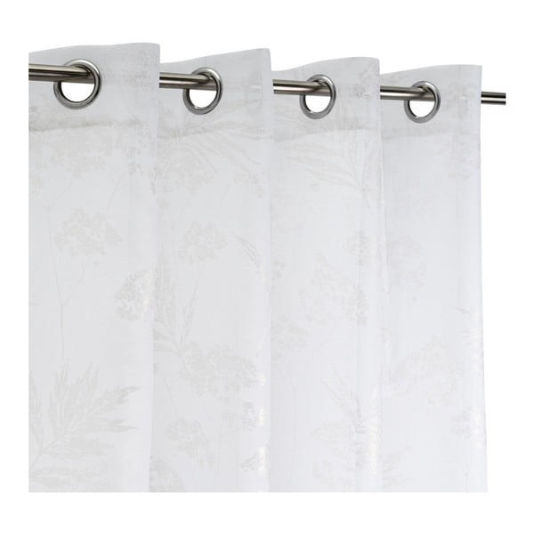 Balts/sudraba krāsas dienas aizkars 140x260 cm Bonsái – Casa Selección-image-2