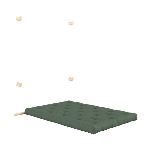 Zaļš salokāms dīvāns 135 cm Hooked – Karup Design-image-4