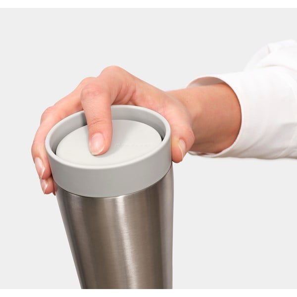 Gaiši pelēka termokrūze 200 ml Make & Take – Brabantia-image-1