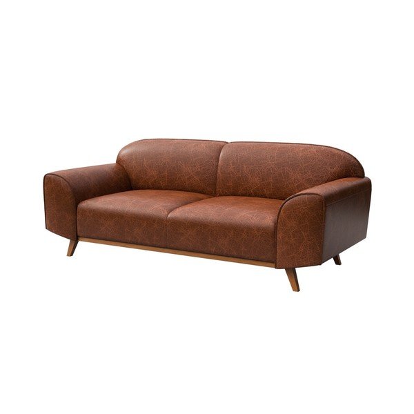 Brūns ādas dīvāns 193 cm Nesbo – MESONICA-image-2