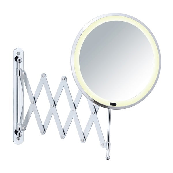 Kosmētikas spogulis ar gaismu/palielināmais ø 20 cm Barona – Wenko