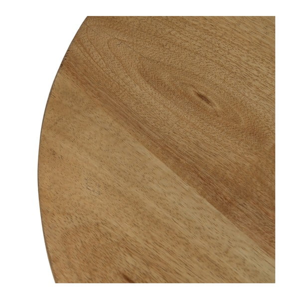 Mango masīvkoka apaļš sānu galdiņš ø 40 cm Mao – Ixia-image-3
