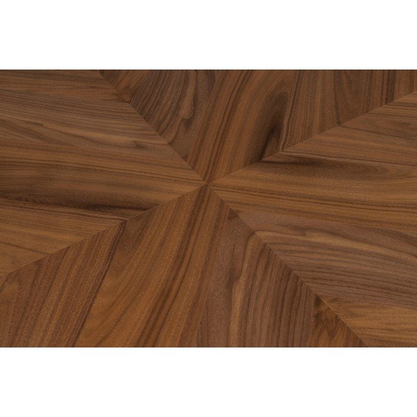 Apaļš ēdamgalds ar valrieksta koka imitācijas galda virsmu ø 120 cm Clover – Dutchbone-image-1