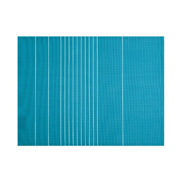 Tiseco Home Studio Stripe galda paliktnis, 45 x 33 cm, tirkīza zils