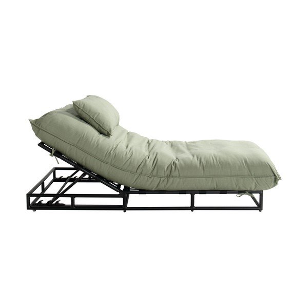 Zaļš metāla/polsterēts dārza zvilnis Emma – Hartman-image-3