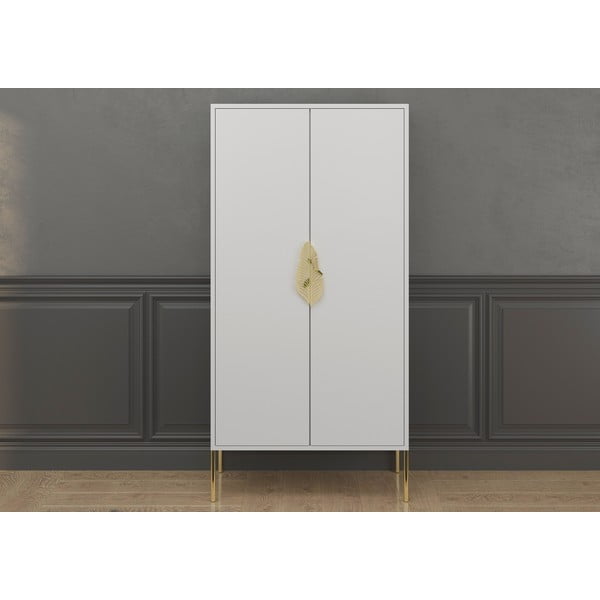 Balts skapis Skandica Merlin-image-4