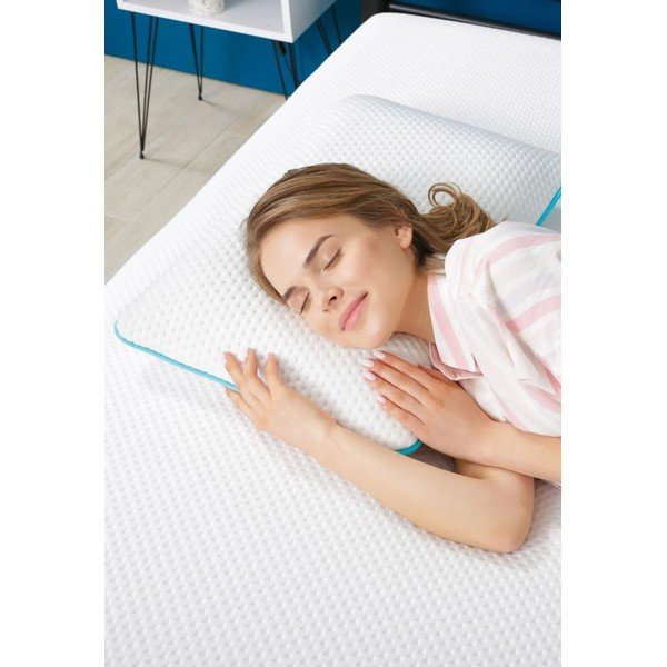 Anatomiskais spilvens ar atmiņas putu pildījumu 35x65 cm – Mila Home-image-1