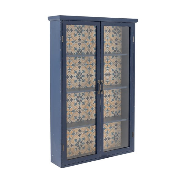 Zila egles masīvkoka vitrīna 81x122x22 cm Hazem – Bloomingville-image-2