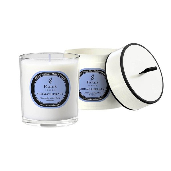 Svece ar vijolītes, kumelīšu un medus aromātu Parks Candles London, degšanas laiks 50 stundas-image-1