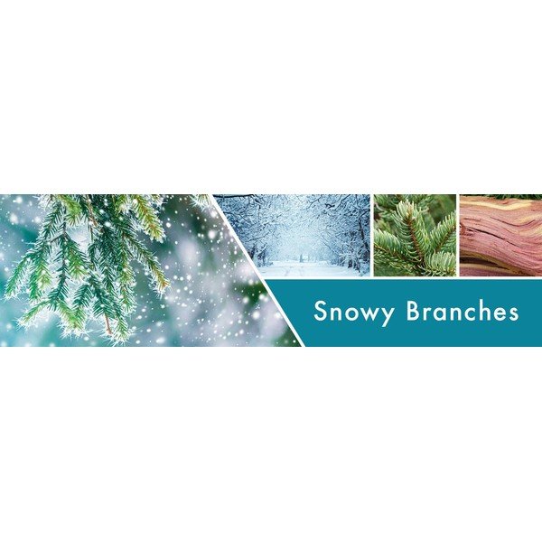Aromātiskā svece Goose Creek Snowy Branches, degšanas laiks 35 h-image-1