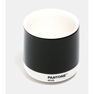 Melna keramikas termokrūze Pantone Cortado, 175 ml