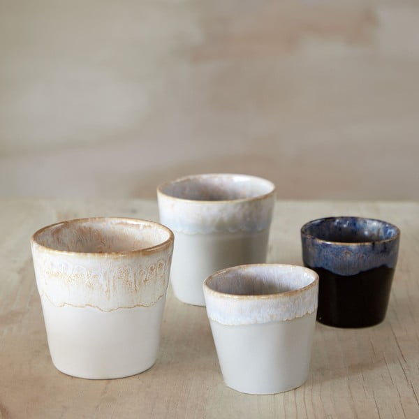 Bēšas un baltas keramikas espresso tasīte Costa Nova, 90 ml-image-1