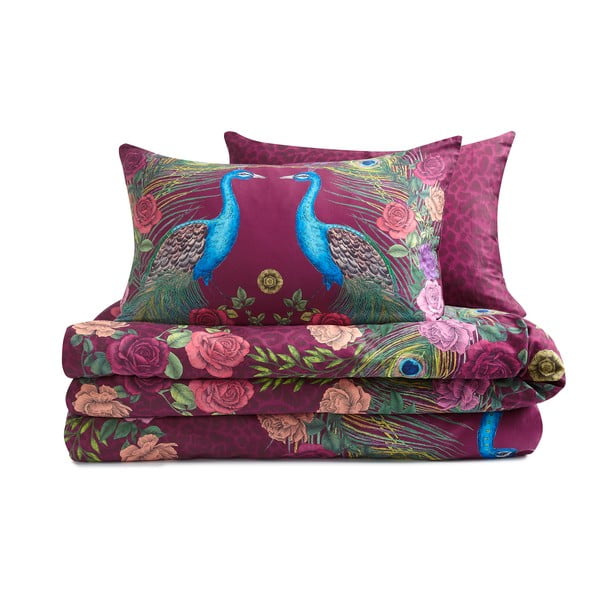 Violeta vienguļamā gultas veļa no kokvilnas satīna 135x200 cm Xanadu Peacock – Matthew Williamson
