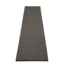 Antracīta pelēks iekštelpu un āra celiņa paklājs 70x300 cm Emm Black Linen – Pappelina