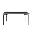Melns ēdamgalds 90x160 cm Alto – Støraa