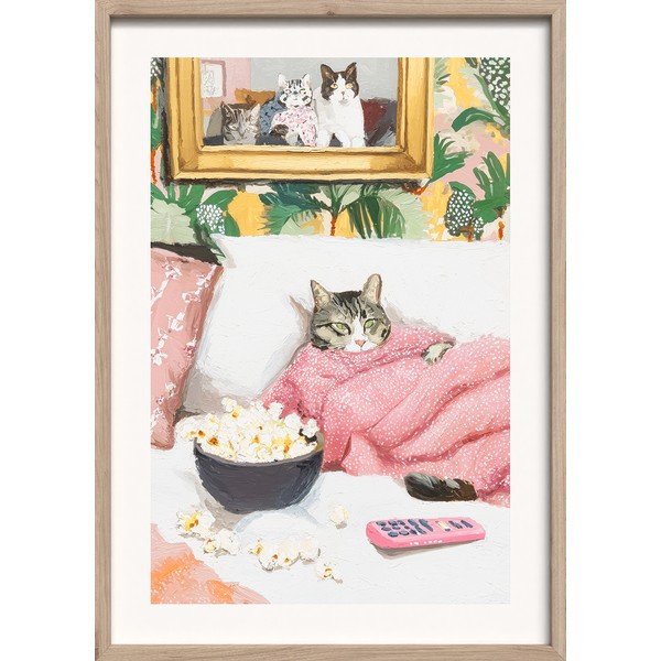 Drukāta glezna ar rāmi 50x70 cm Friday Evening – Styler
