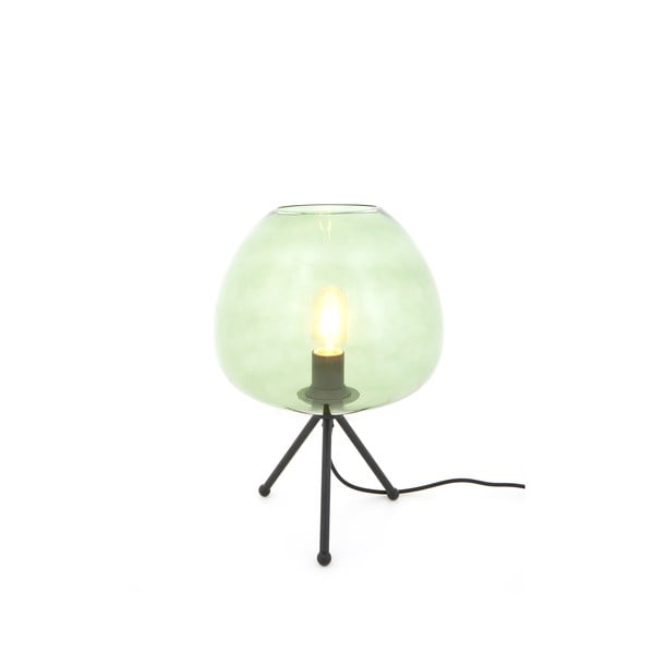 Zaļa galda lampa (augstums 43 cm) Mayson – Light & Living