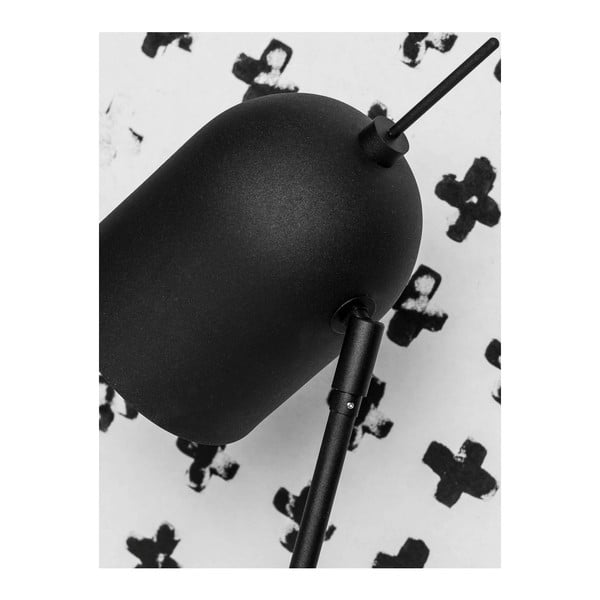 Melna/pelēka stāvlampa ar metāla abažūru (augstums 57 cm) Madrid – it's about RoMi-image-2