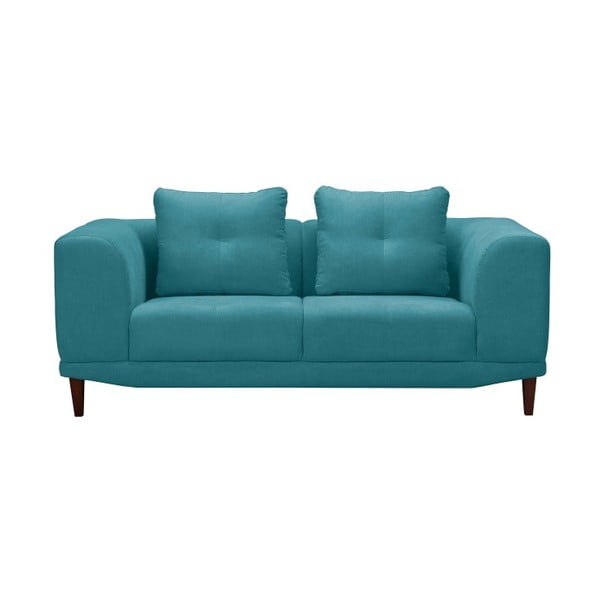 Turkīza krāsas divvietīgs dīvāns Windsor & Co Sofas Sigma