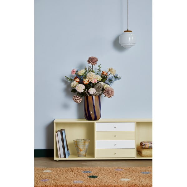 Gaiši dzeltena zema kumode 267x61 cm Mistral – Hammel Furniture-image-2