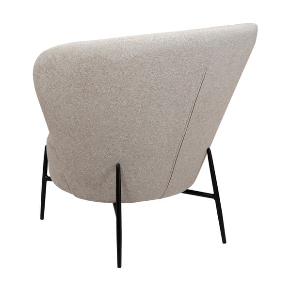 Bēšs atpūtas krēsls no buklē auduma Orbit – DAN-FORM Denmark-image-1