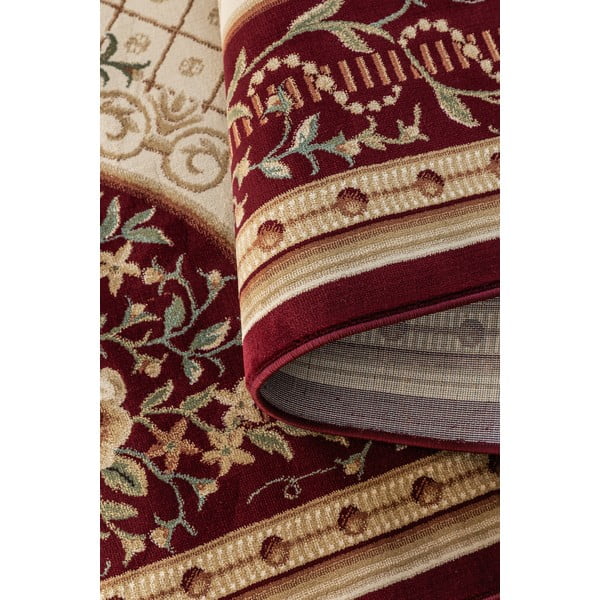 Bordo/bēšs paklājs 160x235 cm Herat – Nouristan-image-3