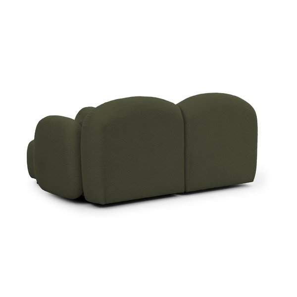 Zaļš stūra dīvāns no buklē auduma (ar labo stūri/ar zvilni) Orbit – Ropez-image-3