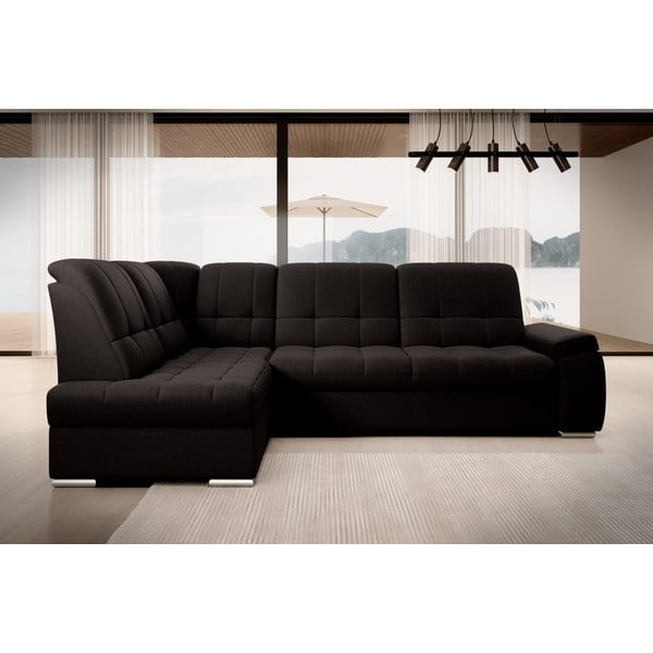 Brūns salokāms/ar uzglabāšanas vietu stūra dīvāns (ar kreiso stūri/L veida) Sado – ELTAP-image-3