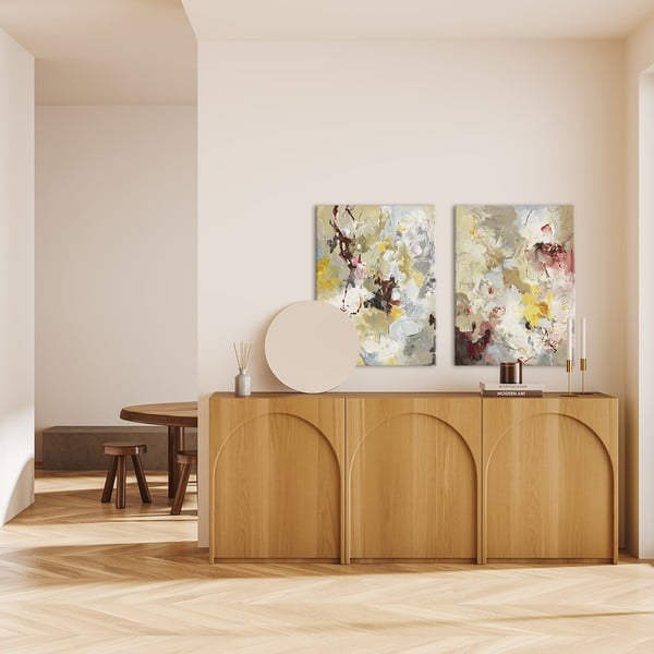 Attēls ar manuāli gleznotiem elementiem 60x80 cm Free Play 1    – Malerifabrikken-image-1